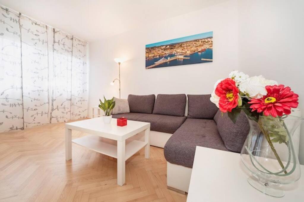 Sea City View W/ 2Bd 1Bt Free Street Parking Rijeka Ngoại thất bức ảnh